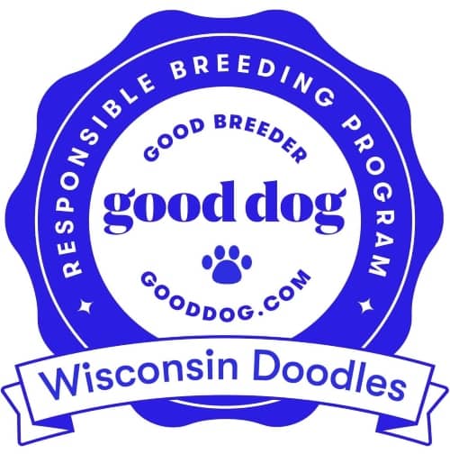 Good Dog responsible breeder badge, view our verified breeder profile